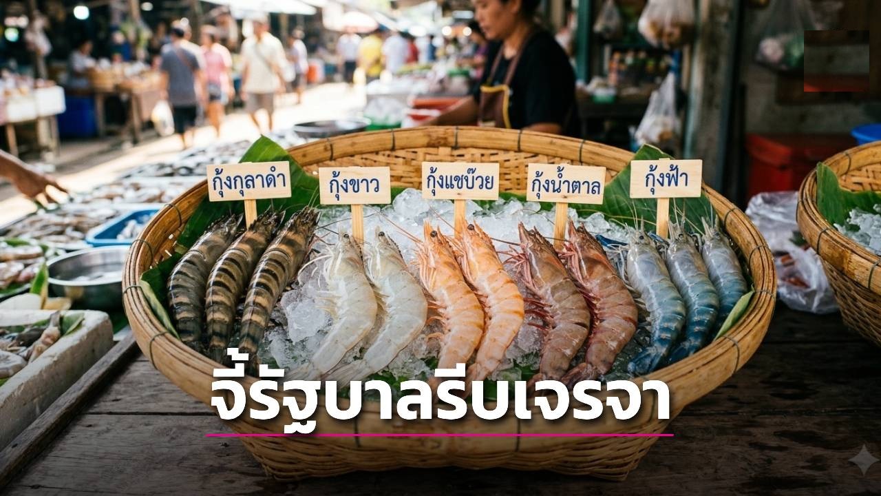 กระอัก! มาเลย์สั่งแบน ‘กุ้งขาวไทย’ เริ่มวันนี้