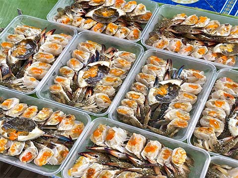 ปูไข่ดอง